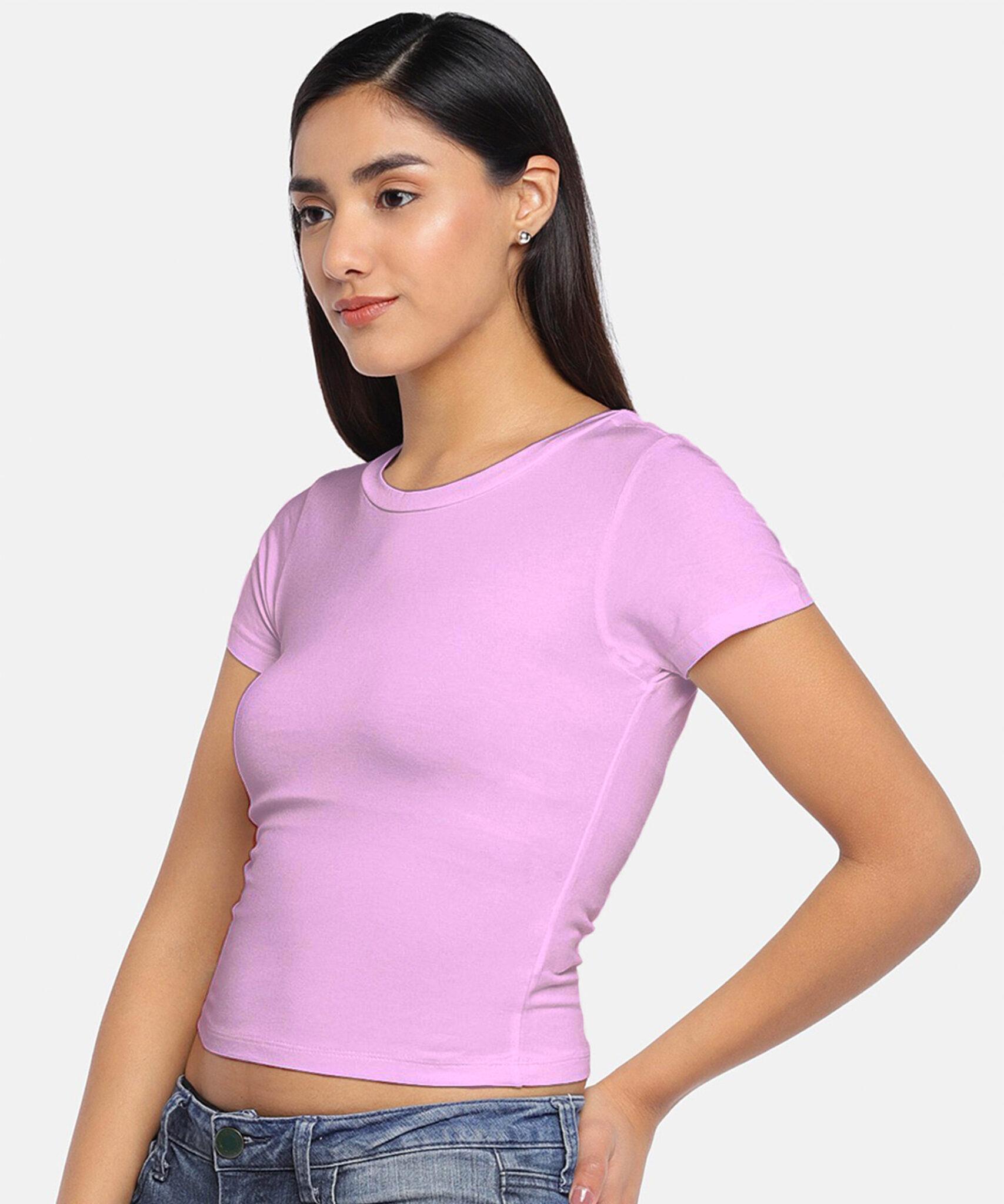 pink crop top design