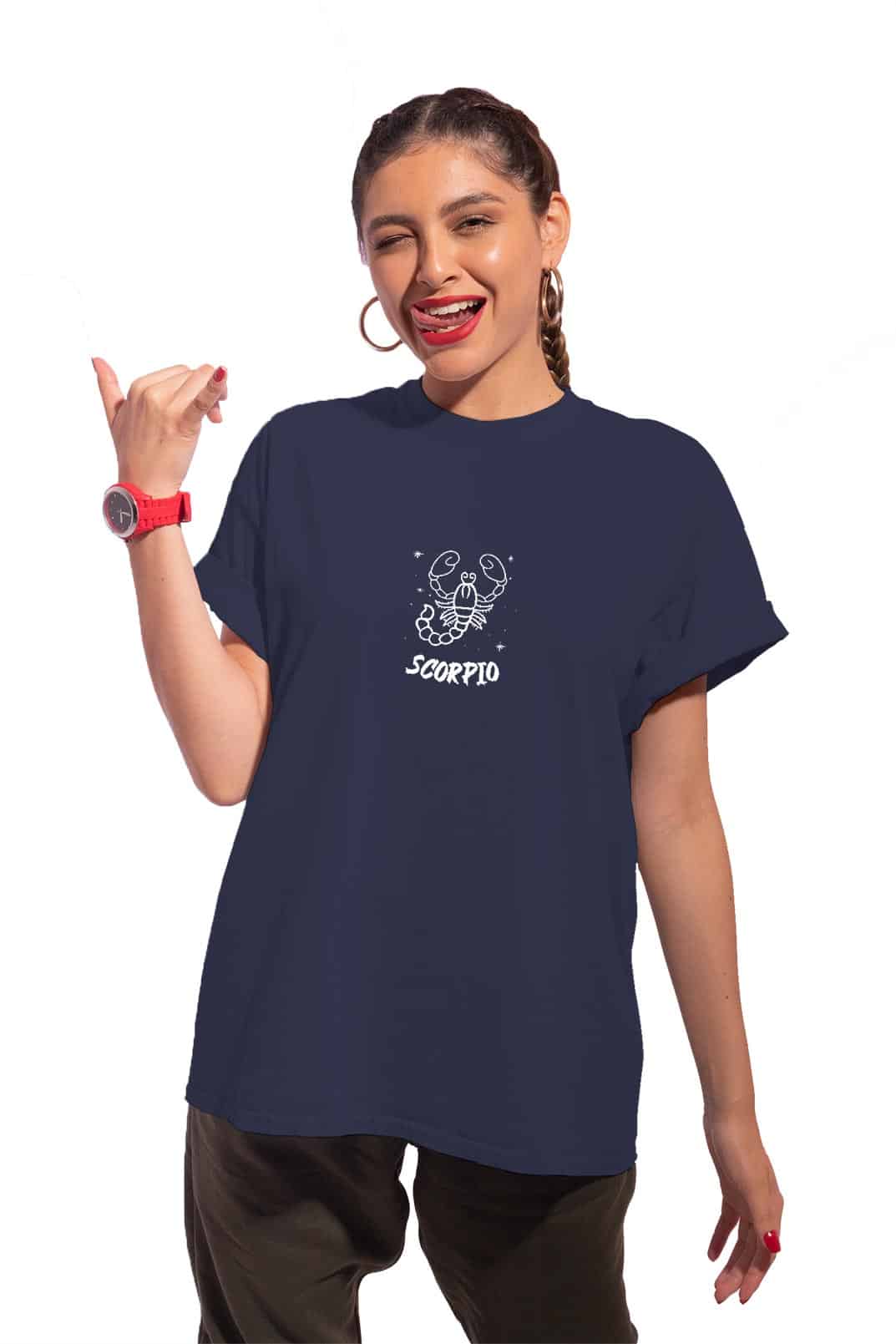 Medle Trendy THE SCORPIO Unisex T-shirt | Chic & Cool Cotton Tee ...