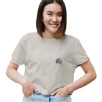 Medlle Trendy FRUITY Women's Crop Top| Typographic Printed Cotton Tee - Image 4